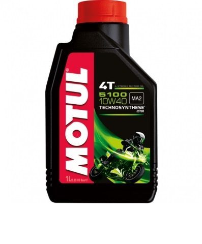 MOTUL 5100 10W40 4T 1L моторное масло полусинтетическое 104066/106906 /Мотоотдел/