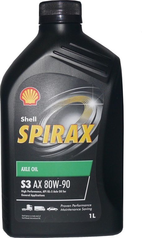 SHELL 80W90 Spirax S3 AX GL-5 1L минеральное трансмиссионное масло