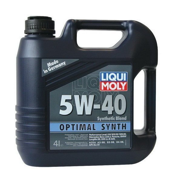 LIQUI MOLY "Optimal Synth" 5W40 5L синтетическое моторное масло 2293/3926