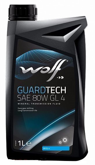 WOLF GUARDTECH 80W GL-4 1л трансмиссионное масло