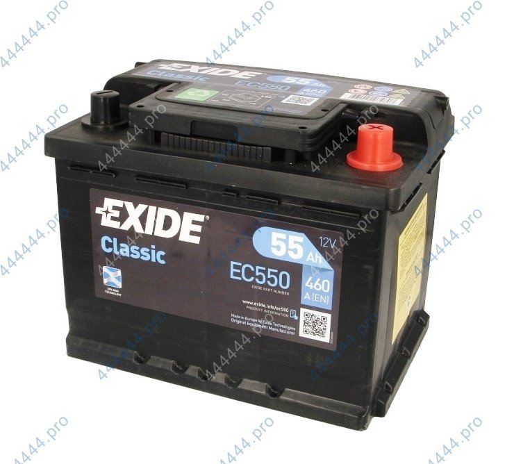 55 евро* EXIDE Classic EC550 Аккумулятор зал/зар