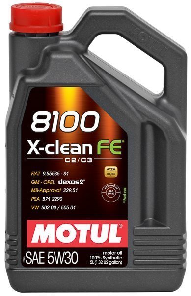 MOTUL 8100 X-Clean FE 5W30 5L синтетическое моторное масло