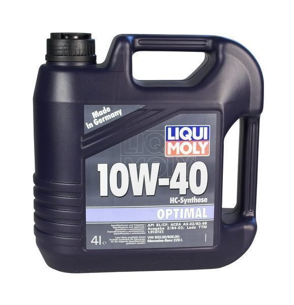 LIQUI MOLY "Optimal" 10W40 4L полусинтетическое моторное масло 3930