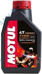 MOTUL 7100 20W50 4T 1L моторное масло синтетическое 104103 /Мотоотдел/