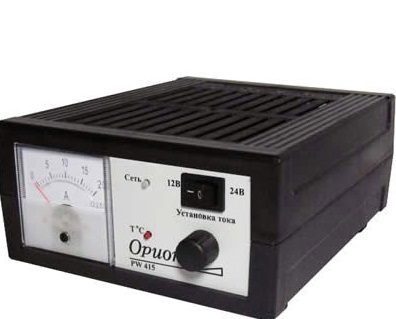 Зарядное устройство Орион-415 (автомат,  0-20A,  12-24В,  стрелочный амперметр)