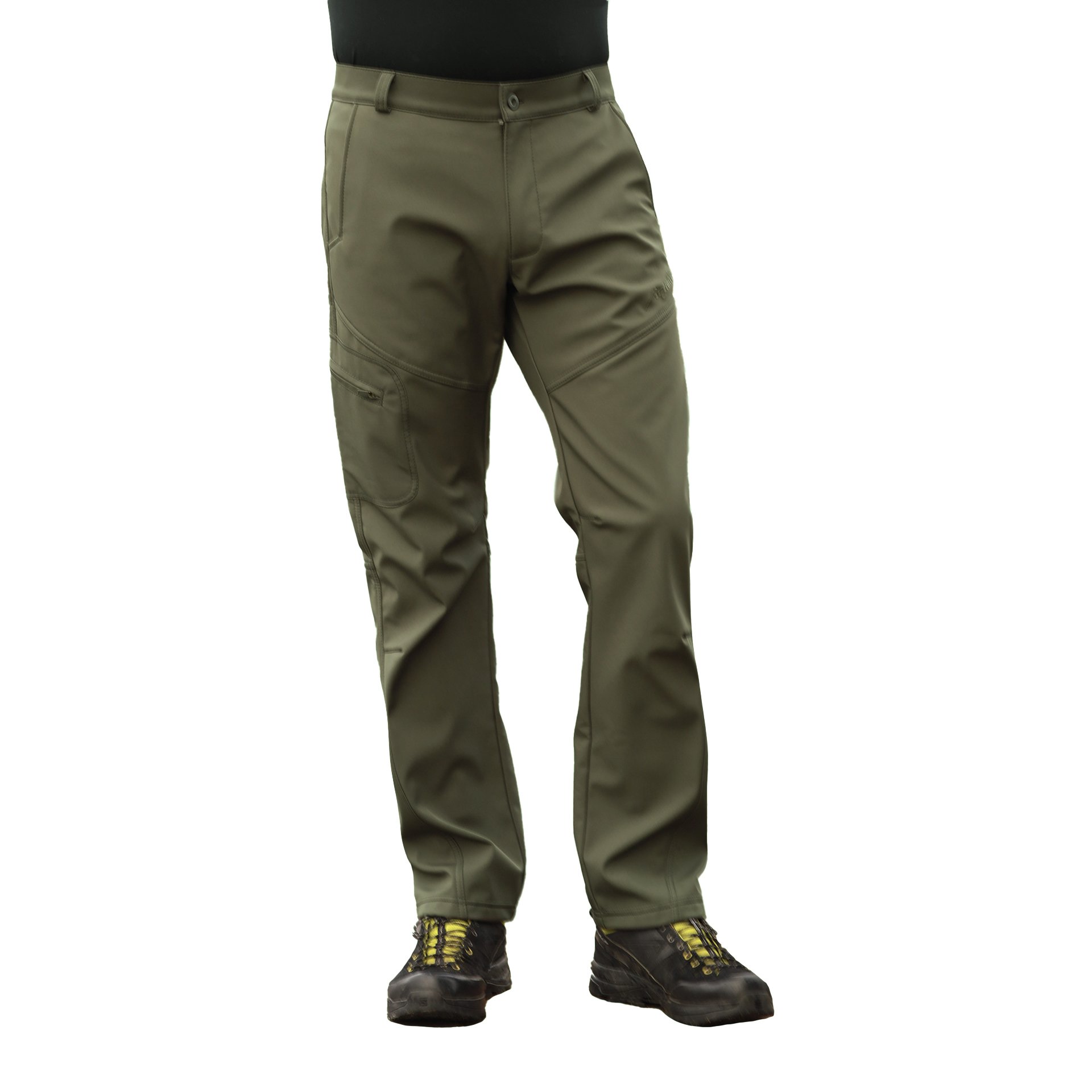 брюки утепленные aquatic б-17тх standart (цвет: темный хаки, размер 48-50)