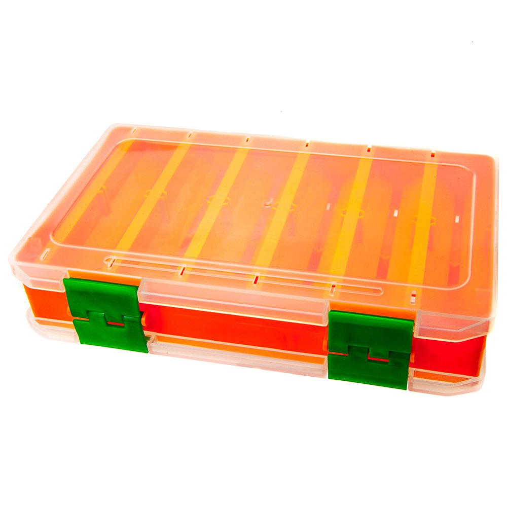 Коробка FisherBox 240D двухсторонняя (220*150*50мм) Orange