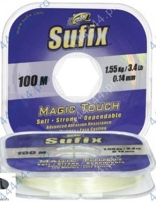 Леска Sufix Magic Touch х12 Clear 100м 0,10мм