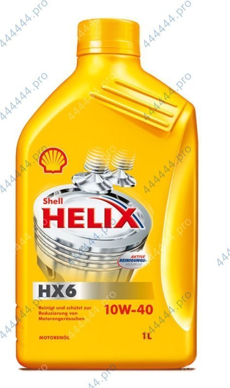 SHELL HELIX HX6 10w40 1L полусинтетическое моторное масло