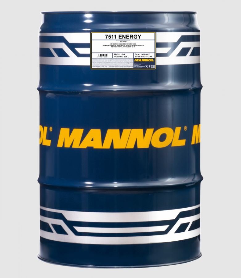 MANNOL Energy 5W30 7511 208л синтетическое моторное масло бочка