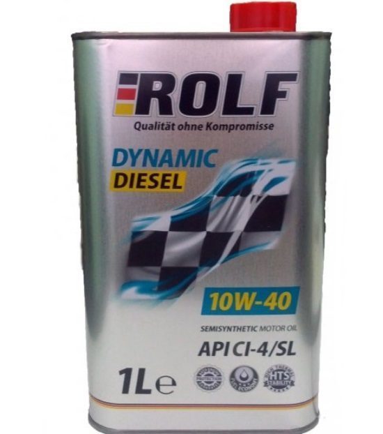 ROLF Dynamic Diesel 10W40 CI-4/SL 1л полусинтетическое моторное масло