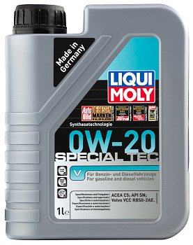 LIQUI MOLY "Special Tec V" 0W20 1L синтетическое моторное масло 20631