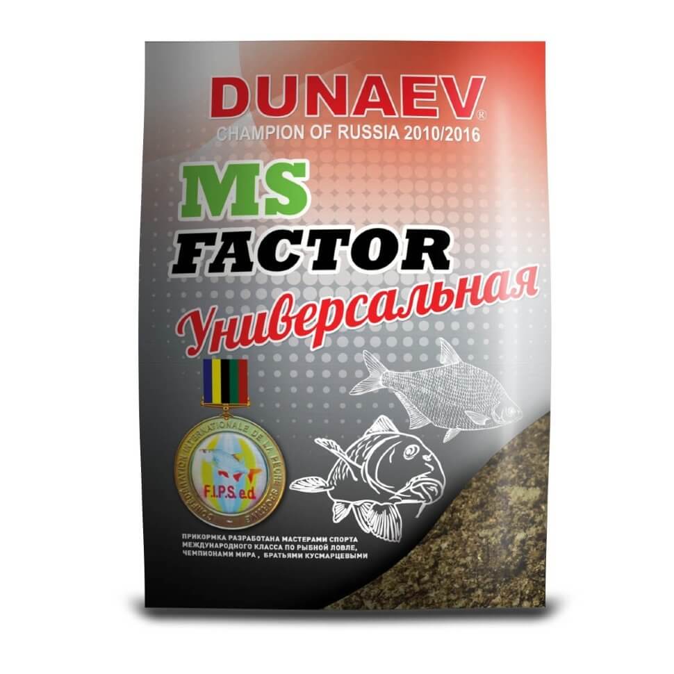 Прикормка "DUNAEV-MS FACTOR" Универсальная 1, 0кг