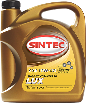 SINTEC LUX 10w40 SL/CF 4L полусинтетическое моторное масло