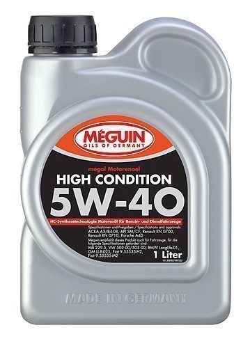 MEGUIN HIGH CONDITION 5W40 1л синтетическое моторное масло