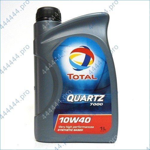 TOTAL Quartz 7000 10w40 API SL/CF 1L полусинтетическое моторное масло