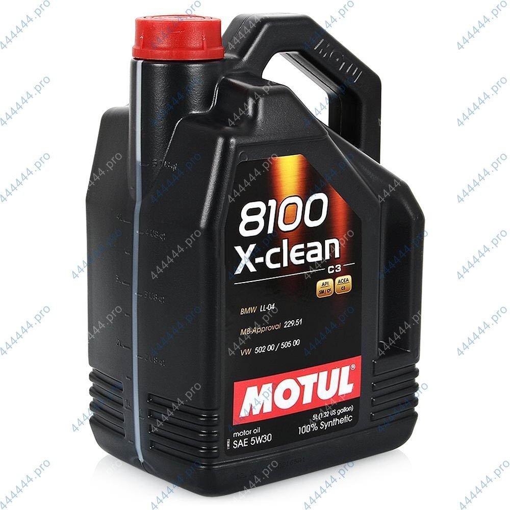 MOTUL 8100 X-Clean C3 5W30 5L синтетическое моторное масло 102020