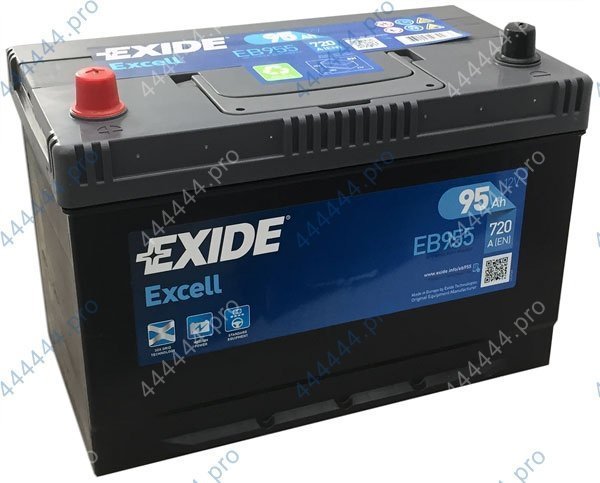 95* EXIDE Excell EB955 Аккумулятор зал/зар