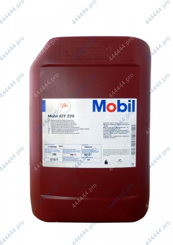 MOBIL ATF 220 Dexron II 20л трансмиссионное масло