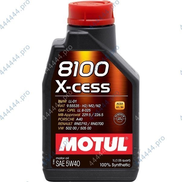 MOTUL 8100 X-Cess 5W40 1L синтетическое моторное масло 109774/111681