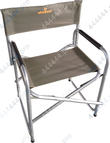 Кресло складное серый ромб/зеленый Helios