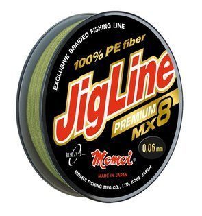 Шнур JigLine Premium WX8 0,19 мм,16 кг,150 м, хаки