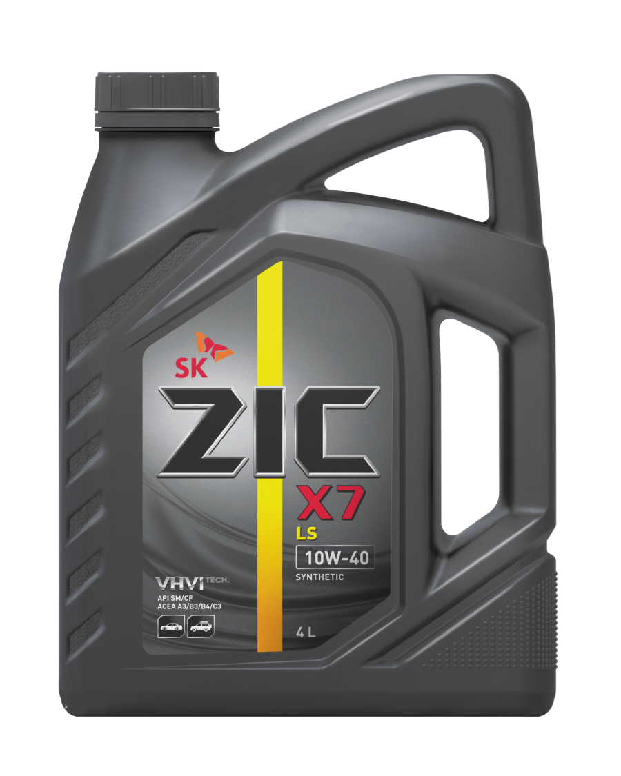 ZIC X7 LS 10W40 4L синтетическое моторное масло