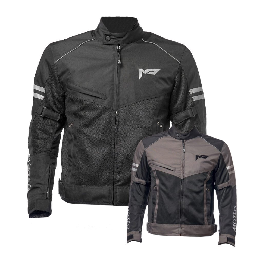 Куртка текстильная MOTEQ AIRFLOW черно-серая L