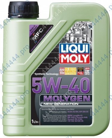 LIQUI MOLY "Molygen New Generation" 5W40 1L синтетическое моторное масло 9053