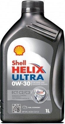 SHELL HELIX ULTRA ECT C2/C3 0w30  1L синтетическое моторное масло