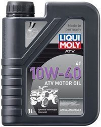 LIQUI MOLY ATV 4T 10W40 4-х тактное полусинтетическое моторное масло для квадроциклов 1L 7540/3013 /мотоотд./