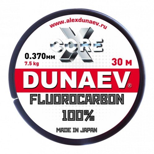 Леска Dunaev Fluorocarbon 0.370мм 30м