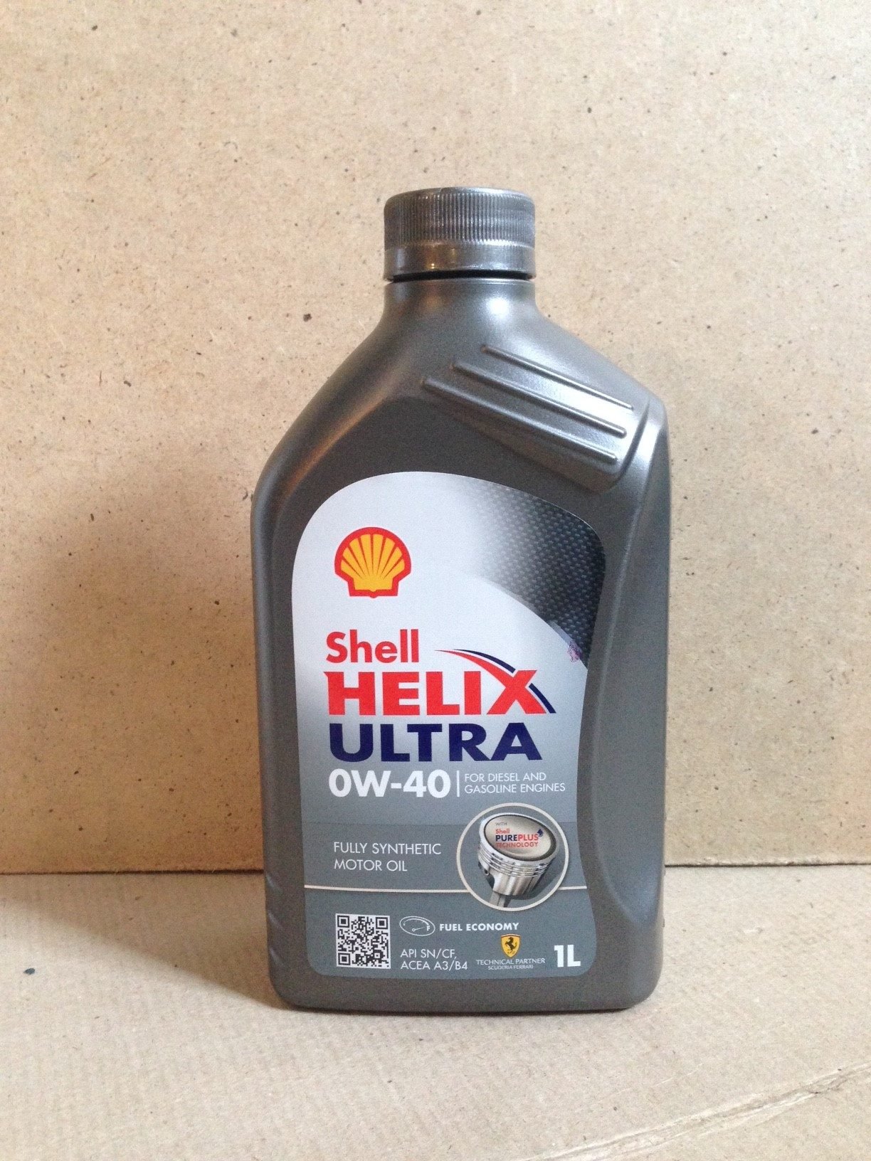 SHELL HELIX ULTRA 0w40  1L синтетическое моторное масло