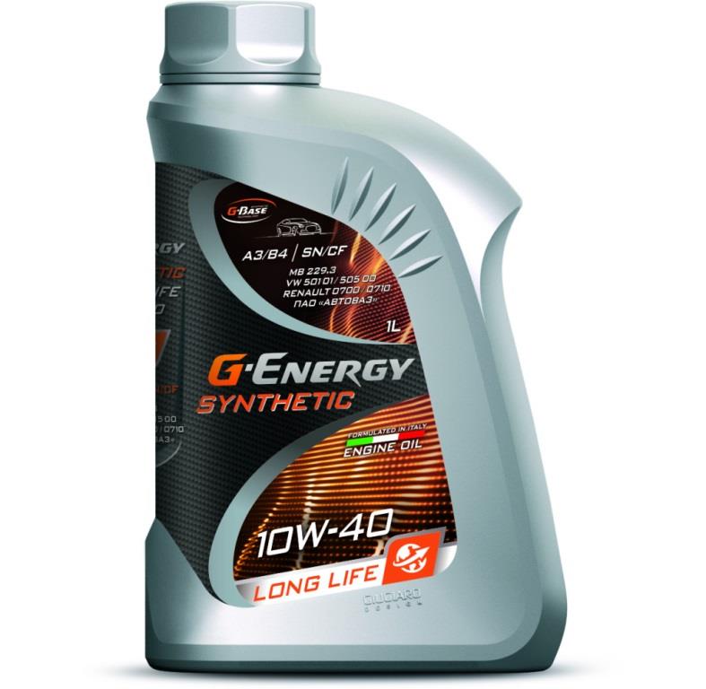 G-ENERGY SYNTHETIC LONG LIFE 10W40 SN/CF 1л синтетическое моторное масло
