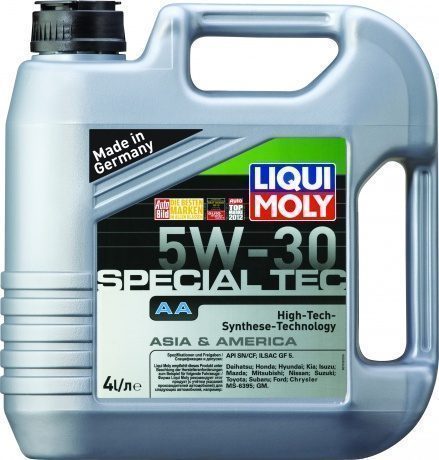LIQUI MOLY "Special Tec AA" 5W30 4L синтетическое моторное масло 7516/7616