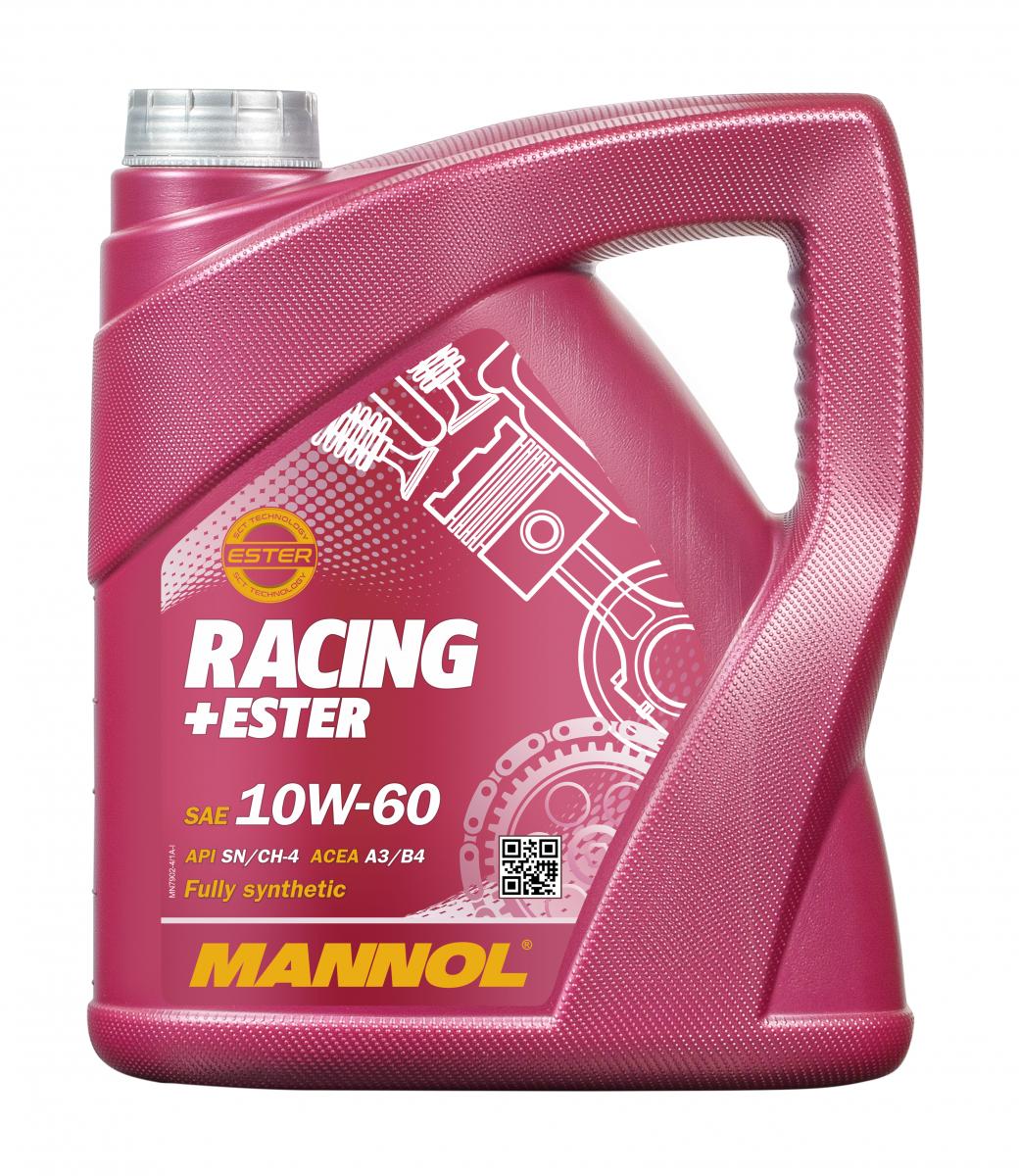 MANNOL Racing +Ester 10W60 7902 4л синтетическое моторное масло