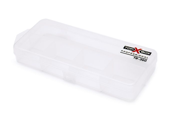 Коробка TOP BOX TB-360 (180*80*30 мм),  прозрачная