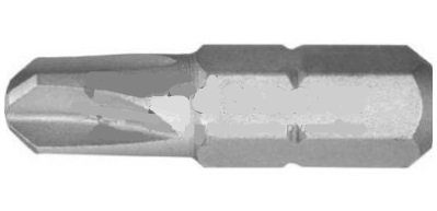 Бита 1/4" четырёхлучевая (25мм) Forsage F-121S2510