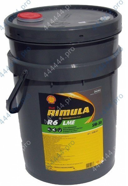 SHELL RIMULA R6 LME  5w30 20L синтетическое моторное масло