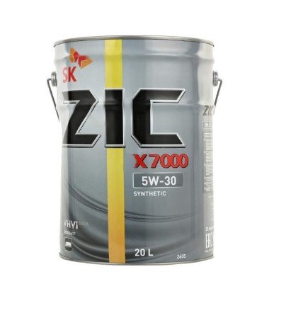 ZIC X7000 5W30 20L синтетическое моторное масло