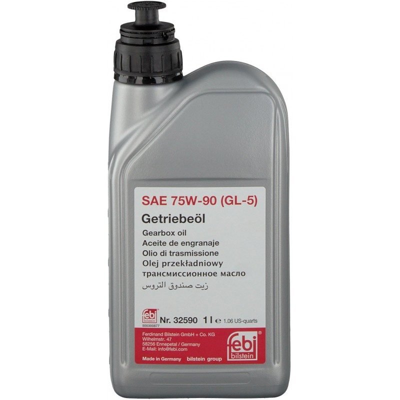 FEBI Gear box Oil синтетическое 75W90 1л 32590 трансмиссионное масло