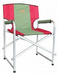 Кресло Woodland Super Max, складное, усиленное 55 х 62 х 63 (83) см (алюминий) AKSM-01