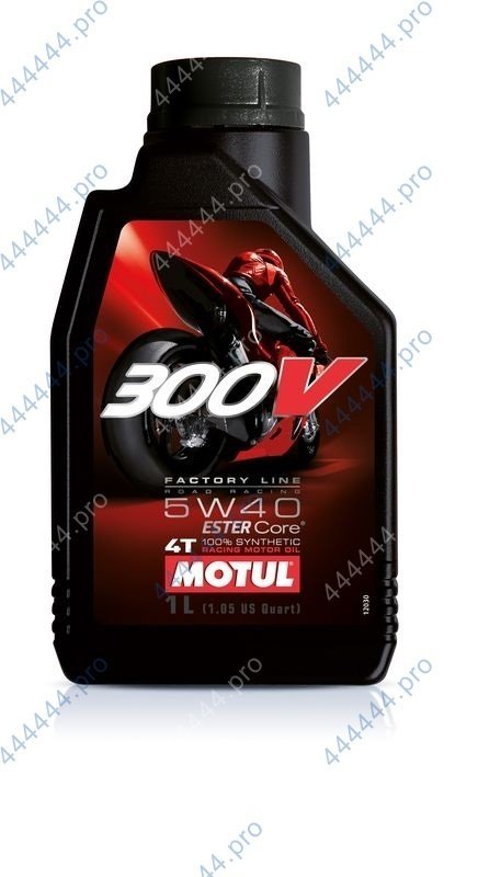 MOTUL 300 V 4T FL RR 5W40 1L синтетическое моторное масло для мотоциклов 