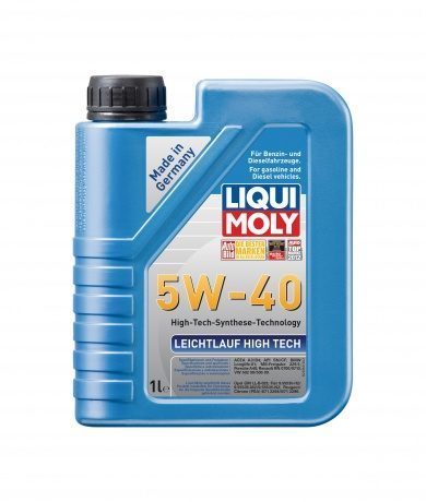 LIQUI MOLY "Leichtlauf High Tech" 5W40 1L синтетическое моторное масло 8028/2327
