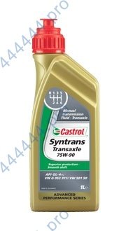 CASTROL 75W90 GL-4+ Syntrans Transaxle 1L синтетическое трансмиссионное масло