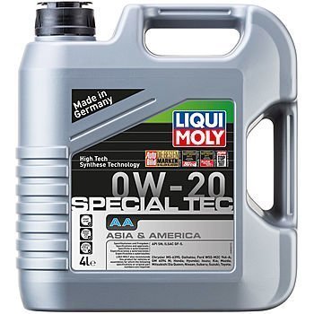 LIQUI MOLY "Special Tec AA" 0W20 4L синтетическое моторное масло 8066