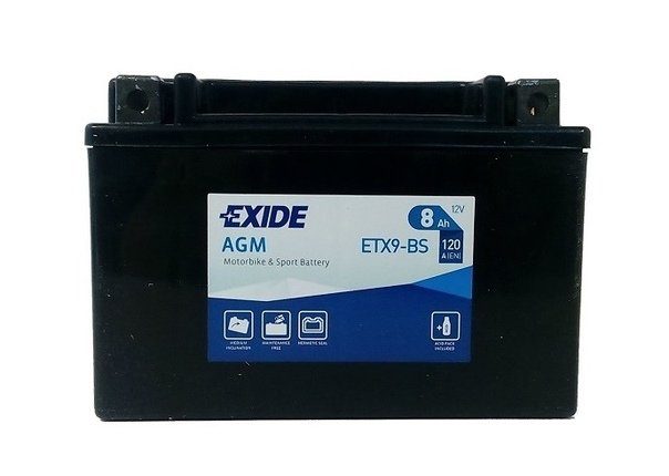 Аккумулятор EXIDE ETX9BS 150*87*105