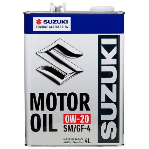 SUZUKI MOTOR OIL 0W20 4л синтетическое моторное масло