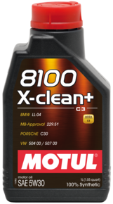 MOTUL 8100 X-Clean + 5W30 1L синтетическое моторное масло 106376
