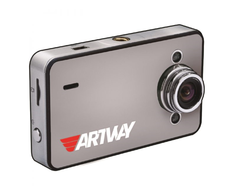 видеорегистратор artway av-115 (угол обзора 90°, дисплей 2,4",датчик движения, sos)